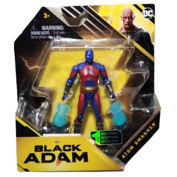DC Black Adam Atom Smasher 1st Edition 4" Action Figure )Spin Masters, 2021) New - Picture 1 of 9